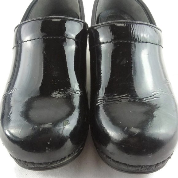 DANSKO XP Professional Black Patent Clogs SIZE 38 - Picture 5 of 8